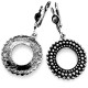 Earrings "Bubbles in a circle" A602-3
