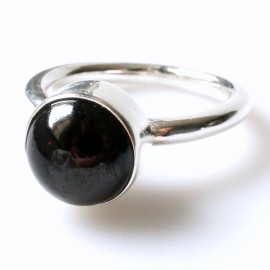Ring is tall with a round onyx