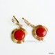 Brass earrings ŽA449-3