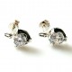 Earrings with Zirconium 6 mm in diameter-3