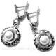 Earrings with Pearls A261-1