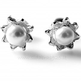 Earrings with Pearls "Star"