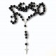 Rosaries to a car with black pebbles-1