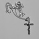 Silver set - For Baptism, First Communion "Holy Cross"-2