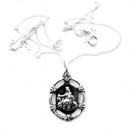 Silver set - For Christening, First Communion "Škaplierius"