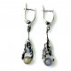 Earrings with Amazonite-1