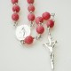 Rosaries with pink Corals RK-2