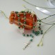 Rosaries with small Malachite stones RKM-2