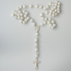 Rosary with natural Moonstones RM