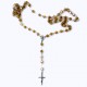 Rosary with natural Sunstone stone RS-1