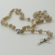 Rosary with natural Sunstone stone RS-2