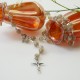 Rosary with natural Sunstone stone RS-6