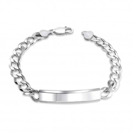 Chain "Italian bracelet with plate"