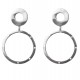 Silver earrings -1