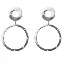 Silver earrings 