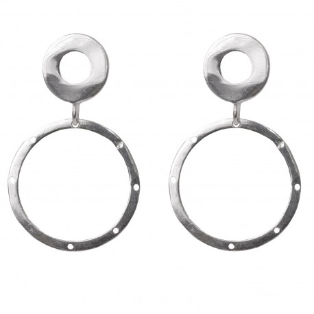 Silver earrings 