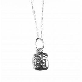 Chain with square pendant P344A