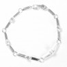Unique minimalist bracelet with zircons