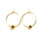 Brass earrings ŽA623-1-1
