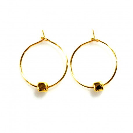 Brass earrings ŽA623-1