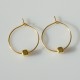 Brass earrings ŽA623-1-3