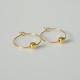 Brass earrings ŽA623-1-2