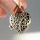 Jewelry set - Pendant with an opening heart-3