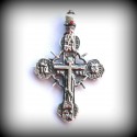 Pendant orthodox cross 4.3 cm "Bless"