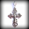 Pendant orthodox cross with a large loop