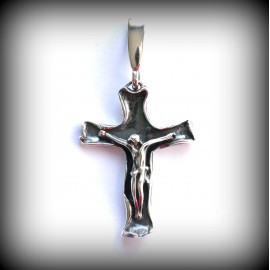 Pendant a cross with the figure of the crucified Christ